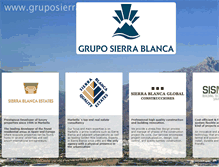 Tablet Screenshot of gruposierrablanca.com